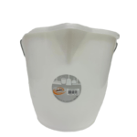 BALDE REDONDO PLÁSTICO  11 LITROS - COLOR BLANCO