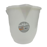 BALDE REDONDO PLÁSTICO  13 LITROS - COLOR BLANCO.
