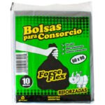 BOLSAS FORCE REFORZADAS NEGRA 60X90 X10 UNI - BULTO: 50 PAQUETES. 