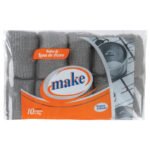 LANA DE ACERO MAKE X 10 UNI X 43 G