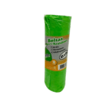 BOLSA GREEN PLAST EN ROLLO 45X60 VERDE x 10  - BULTO: 48 PAQUETES. 