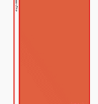 CARPETA A4 TAPA CRISTAL BASE OPACA ROJO