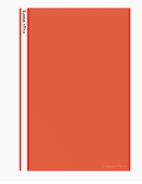CARPETA A4 TAPA CRISTAL BASE OPACA ROJO