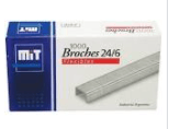 BROCHES MIT 24/6 CAJA X 1000 UNID