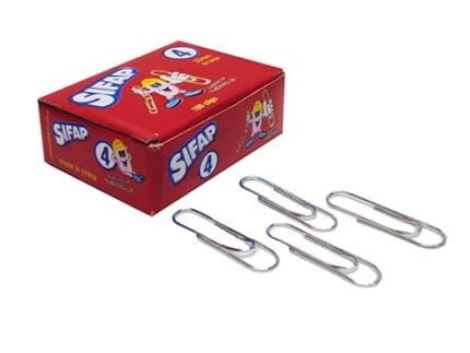 CLIPS SIFAP N° 4 METALICOS X 100 UNID