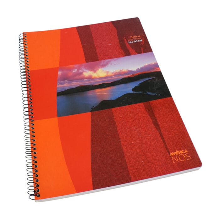 CUADERNO AMERICA NOS ESPIR. RAYADO 80 H 29X21 - Imagen 1