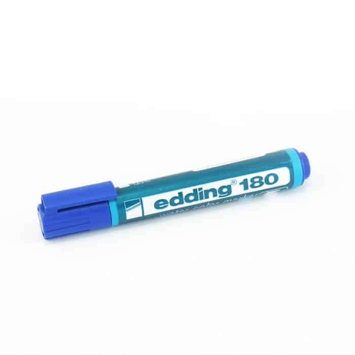 MARCADOR EDDING 180 PUNTA REDONDA AZUL - Imagen 1