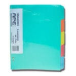 SEPARADORES CART OFICIO 5 POS (100U) COL