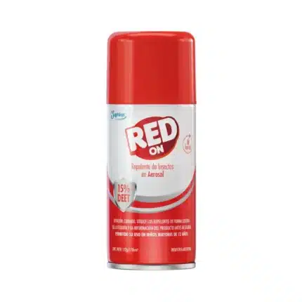 a- REPELENTE AEROSOL 170 G – RED ON – ROJO (BY SAPHIRUS)